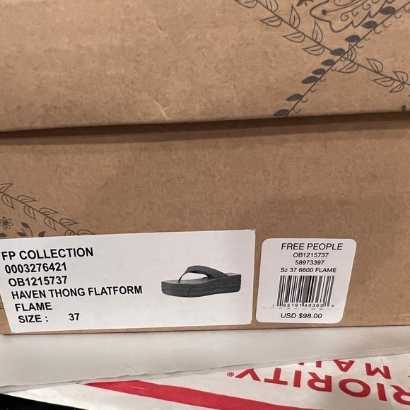 Free People Haven Thong Flatform Sandals NWT - Picture 12 of 13